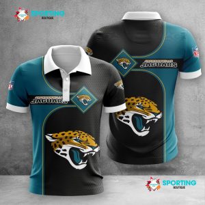 Jacksonville Jaguars Polo Shirt Golf Shirt 3D PLS1424