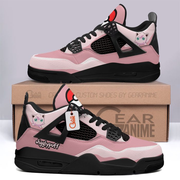 Jigglypuff Anime Jordan 4 Sneakers Custom Personalized Shoes JD508