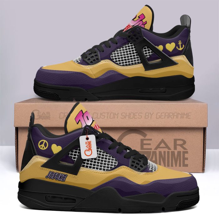 Josuke Higashikata Jordan 4 Sneakers Anime Personalized Shoes JD400