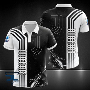 Juventus Polo Shirt Golf Shirt 3D PLS2056