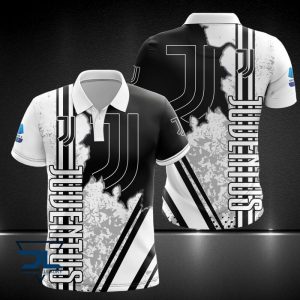 Juventus Polo Shirt Golf Shirt 3D PLS2068