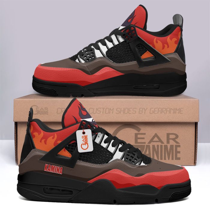 Kamina Jordan 4 Sneakers Anime Personalized Shoes JD181