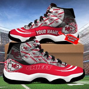 Kansas City Chiefs 3D Personalized NFL Air Jordan 11 Sneaker JD110479