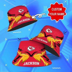 Kansas City Chiefs NFL Bucket Hat Personalized SBH327