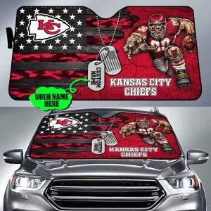 Kansas City Chiefs NFL Car Sun Shade CSS0409