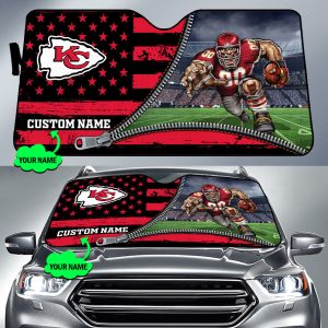 Kansas City Chiefs NFL Car Sun Shade CSS0683