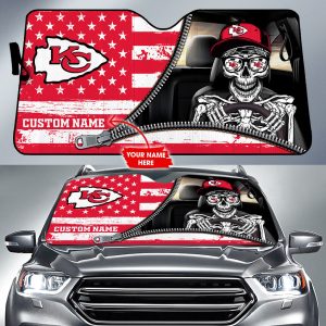 Kansas City Chiefs NFL Football Team Car Sun Shade CSS0404
