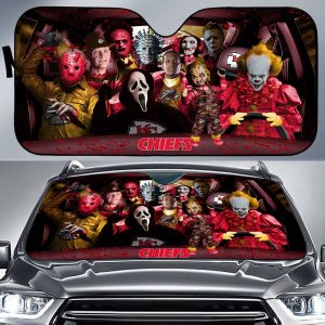 Kansas City Chiefs NFL Halloween Car Sun Shade CSS0648