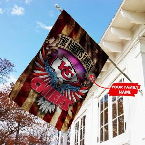 Kansas City Chiefs NFL Personalized Flag House and Garden HGF054