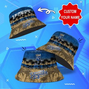 Kansas City Royals MLB Bucket Hat Personalized SBH099