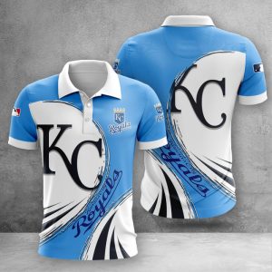 Kansas City Royals Polo Shirt Golf Shirt 3D PLS2388