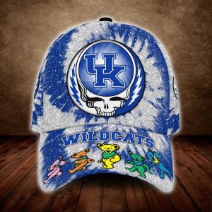 Kentucky Wildcats x Grateful Dead 3D Classic Baseball Cap CGI1680