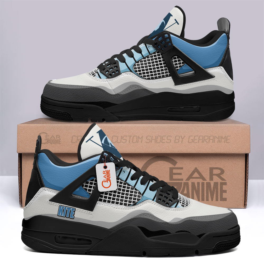 Kite Jordan 4 Sneakers Anime Personalized Shoes JD451