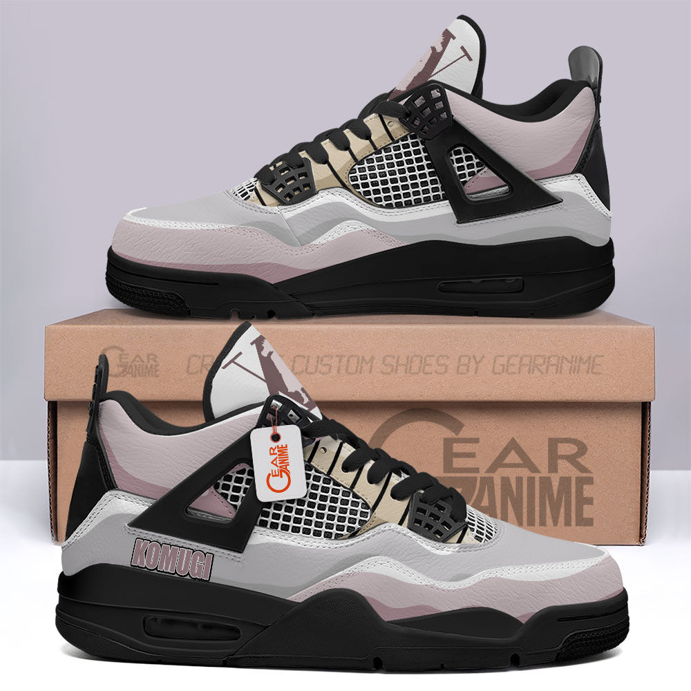 Komugi Jordan 4 Sneakers Anime Personalized Shoes JD450