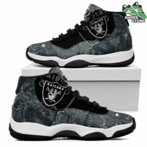Las Vegas Raiders 3D NFL Air Jordan 11 Sneaker JD110286