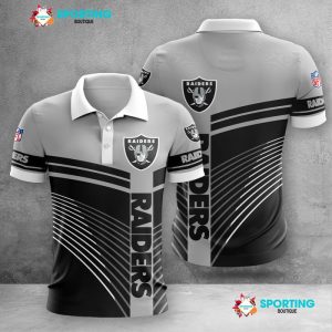 Las Vegas Raiders Polo Shirt Golf Shirt 3D PLS1377