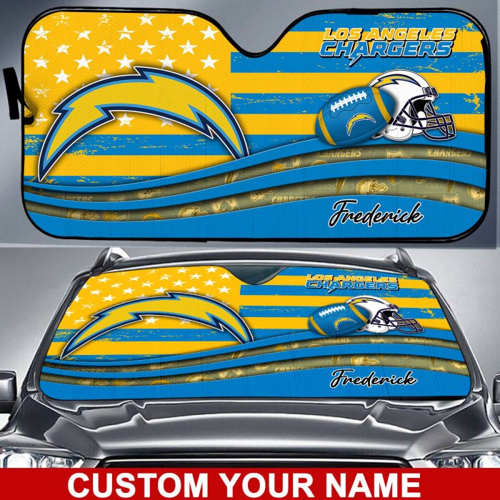Los Angeles Chargers NFL Car Sun Shade CSS0677