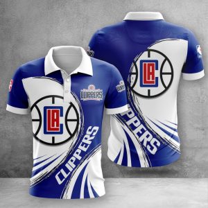 Los Angeles Clippers Polo Shirt Golf Shirt 3D PLS2408