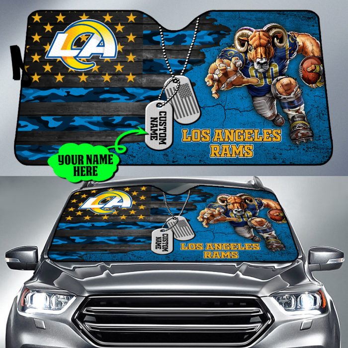 Los Angeles Rams NFL Car Sun Shade CSS0701