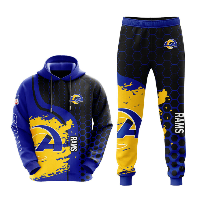 Los Angeles Rams NFL Combo Hoodie And Joggers Gift For Fan 2023 CHJ494