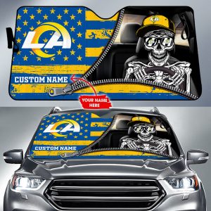 Los Angeles Rams NFL Football Team Car Sun Shade CSS0704