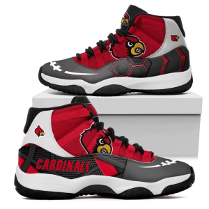 Louisville Cardinals NCAA 3D Air Jordan 11 Sneaker JD110373