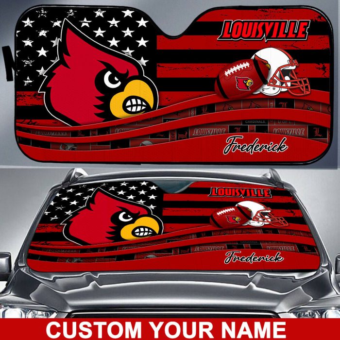 Louisville Cardinals NCAA Car Sun Shade CSS0441