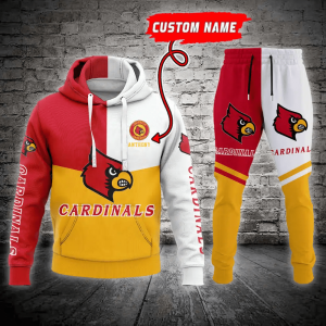 Louisville Cardinals Ncaa Combo Hoodie And Joggers Gift For Fans CHJ237