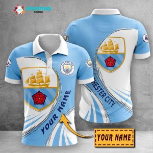 Manchester City F.C Polo Shirt Golf Shirt 3D PLS2292