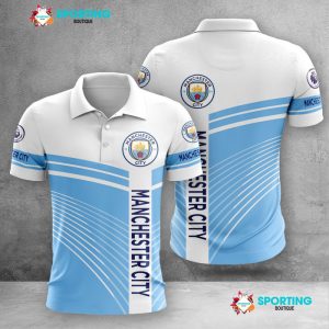 Manchester City F.C Polo Shirt Golf Shirt 3D PLS756