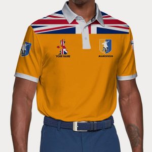 Mansfield Town Polo Shirt Golf Shirt 3D PLS1863