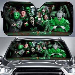 Marshall Thundering Herd NCAA Halloween Car Sun Shade CSS0605