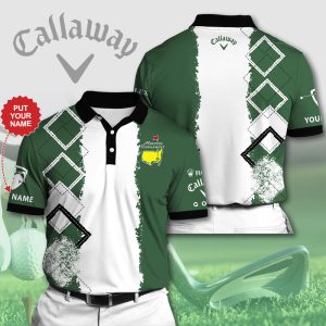 Masters Tournamen Callaway Polo Shirt Golf Shirt 3D PLS274
