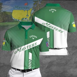 Masters Tournament Callaway Polo Shirt Golf Shirt 3D PLS016