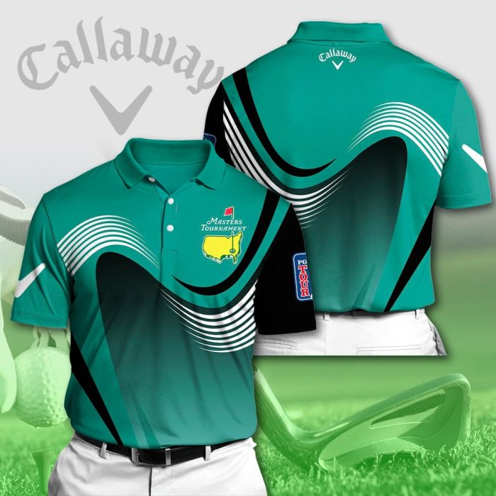 Masters Tournament Callaway Polo Shirt Golf Shirt 3D PLS020