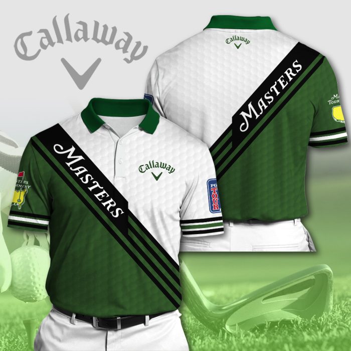 Masters Tournament Callaway Polo Shirt Golf Shirt 3D PLS030
