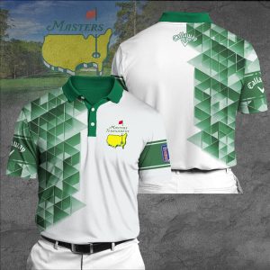 Masters Tournament Callaway Polo Shirt Golf Shirt 3D PLS098