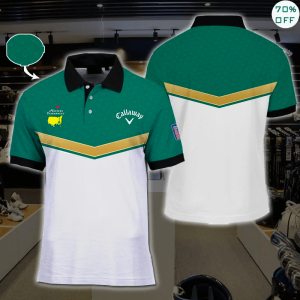 Masters Tournament Callaway Polo Shirt Golf Shirt 3D PLS283