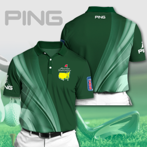 Masters Tournament Ping Polo Shirt Golf Shirt 3D PLS130