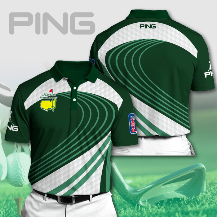 Masters Tournament Ping Polo Shirt Golf Shirt 3D PLS149