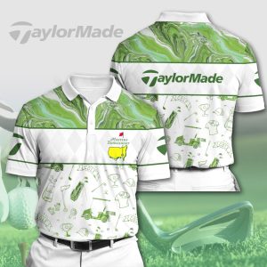 Masters Tournament TaylorMade Polo Shirt Golf Shirt 3D PLS066
