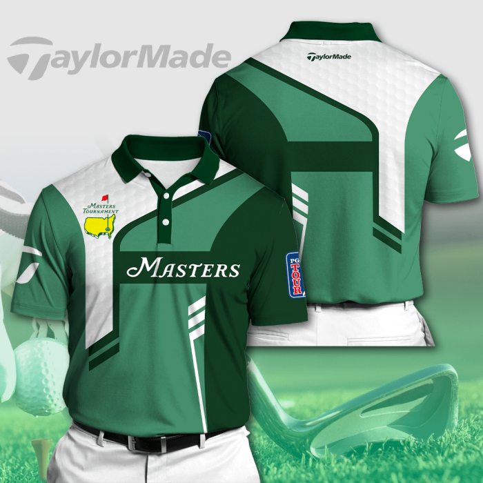 Masters Tournament TaylorMade Polo Shirt Golf Shirt 3D PLS174