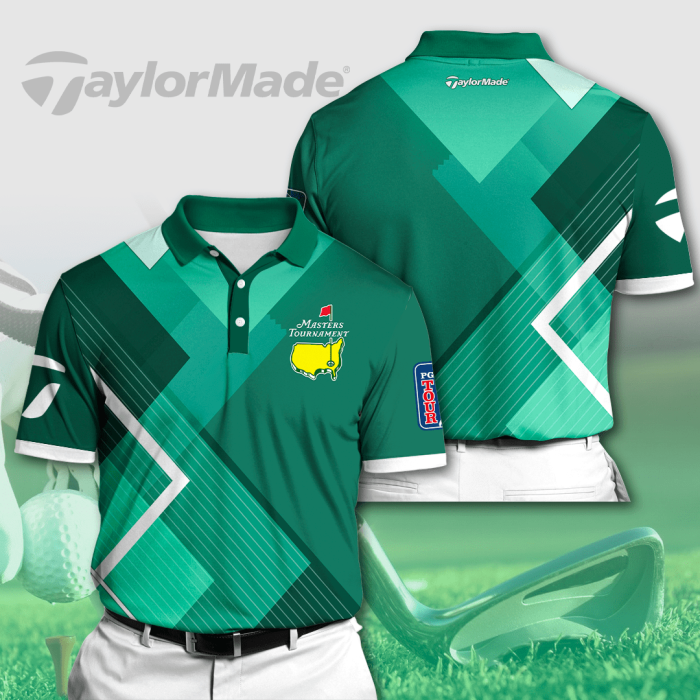 Masters Tournament TaylorMade Polo Shirt Golf Shirt 3D PLS188