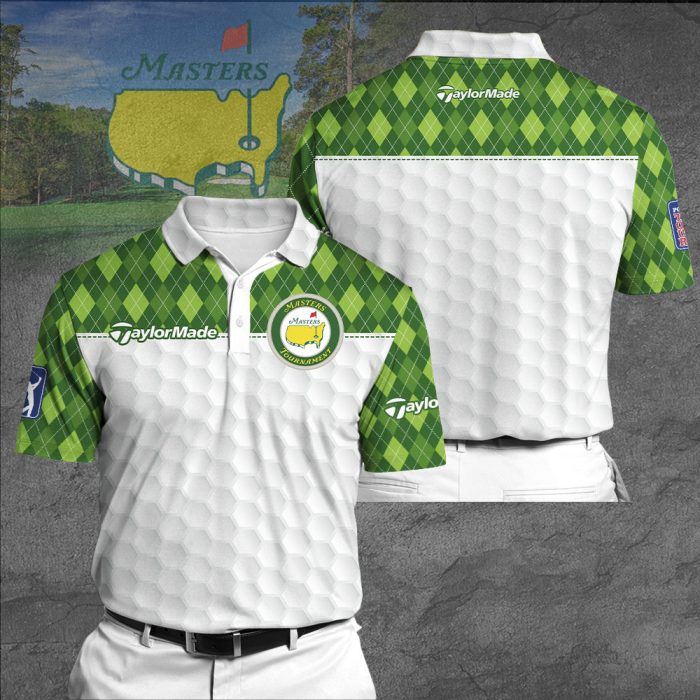 Masters Tournament TaylorMade Polo Shirt Golf Shirt 3D PLS215