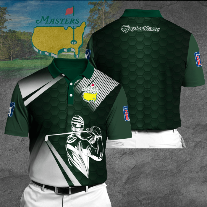 Masters Tournament TaylorMade Polo Shirt Golf Shirt 3D PLS315