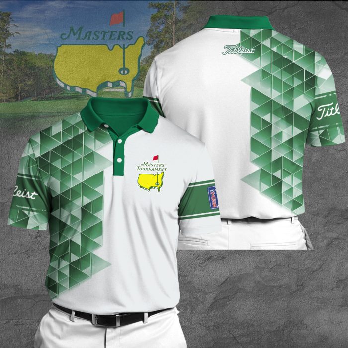 Masters Tournament Titleist Polo Shirt Golf Shirt 3D PLS092