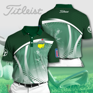 Masters Tournament Titleist Polo Shirt Golf Shirt 3D PLS102