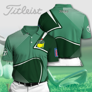 Masters Tournament Titleist Polo Shirt Golf Shirt 3D PLS103