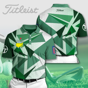 Masters Tournament Titleist Polo Shirt Golf Shirt 3D PLS111