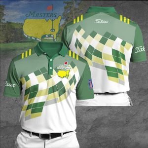 Masters Tournament Titleist Polo Shirt Golf Shirt 3D PLS115